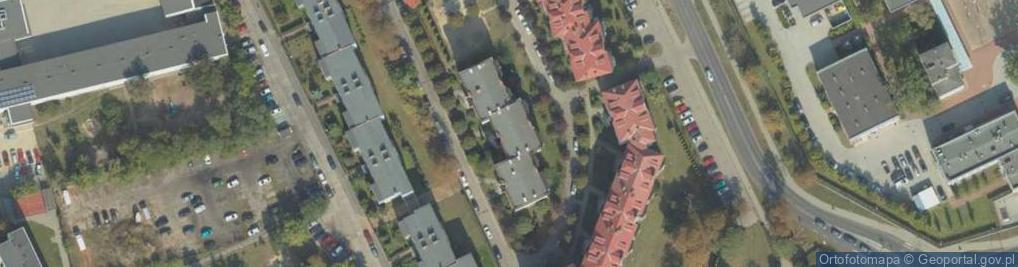 Zdjęcie satelitarne 11 Dywizjonu Artylerii Konnej ul.
