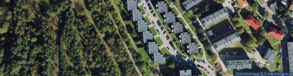 Zdjęcie satelitarne 11 Listopada ul.