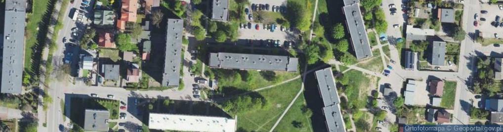 Zdjęcie satelitarne 13 Pułku Piechoty ul.