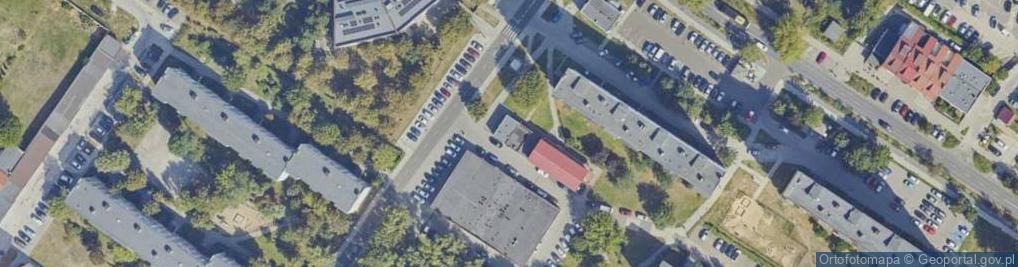 Zdjęcie satelitarne 14 Pułku Piechoty ul.