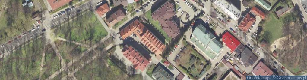 Zdjęcie satelitarne 17 Pułku Piechoty ul.