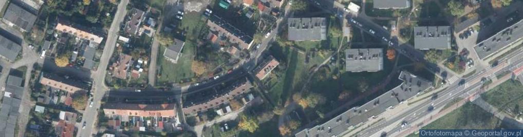 Zdjęcie satelitarne 17 Lutego ul.