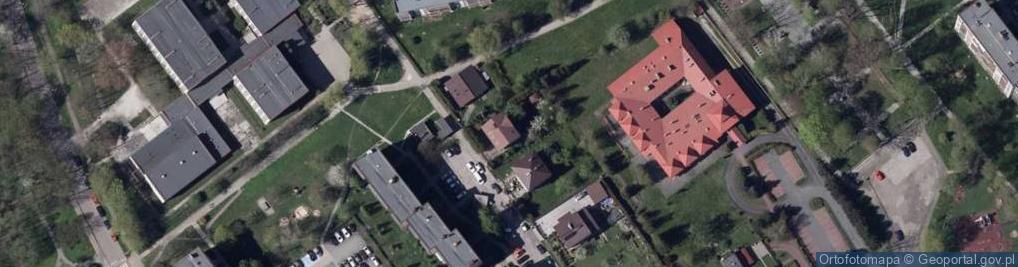 Zdjęcie satelitarne 1 Armii Wojska Polskiego ul.