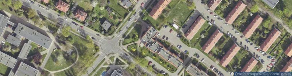 Zdjęcie satelitarne 1 Maja ul.