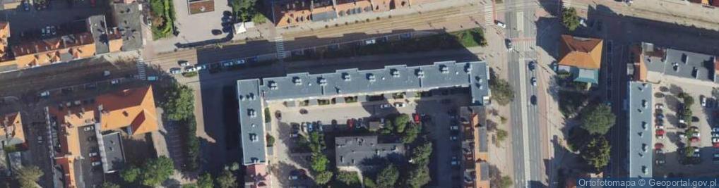 Zdjęcie satelitarne 1 Maja ul.