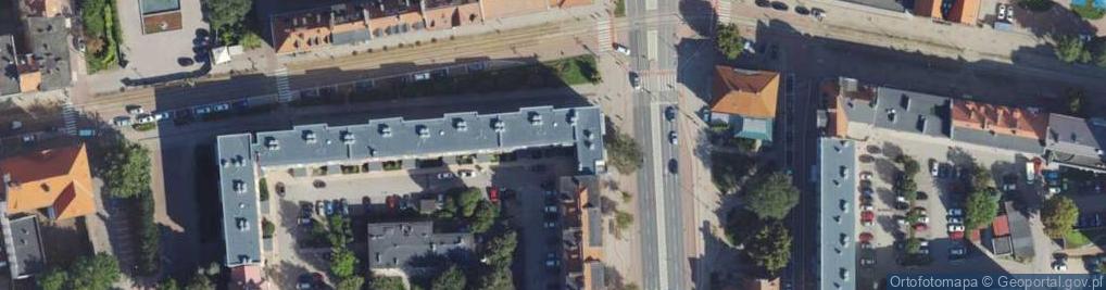 Zdjęcie satelitarne 1 Maja ul.