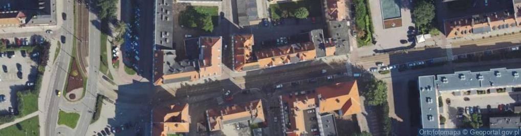 Zdjęcie satelitarne 1 Maja ul.
