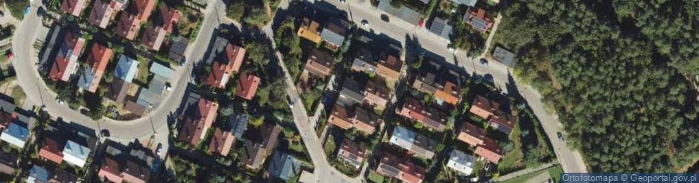 Zdjęcie satelitarne 1 Brygady ul.