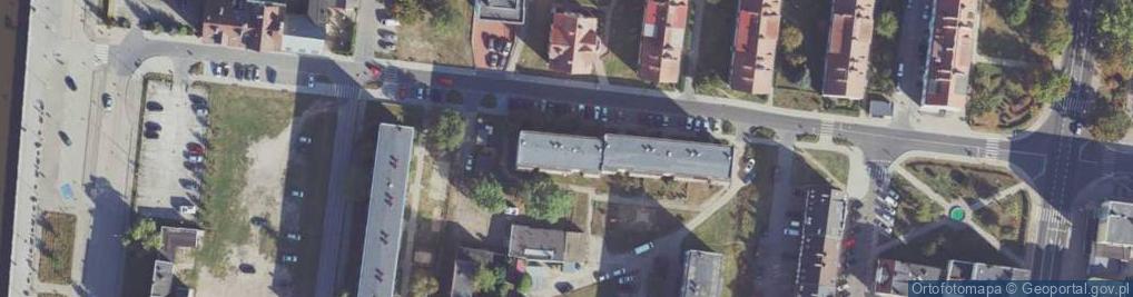 Zdjęcie satelitarne 1 Maja ul.