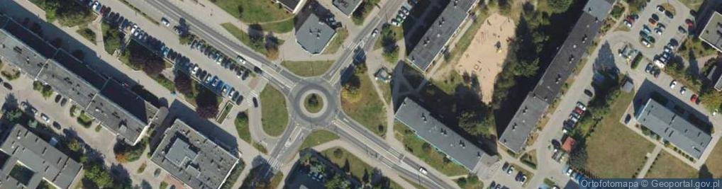 Zdjęcie satelitarne 1 Maja ul.
