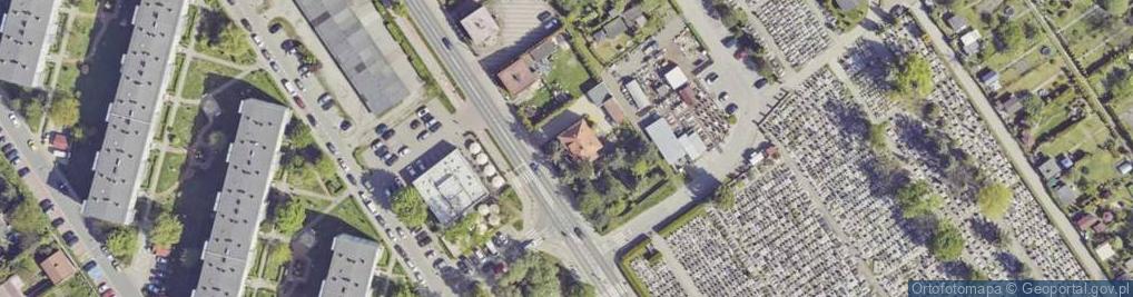 Zdjęcie satelitarne 1 Maja ul.