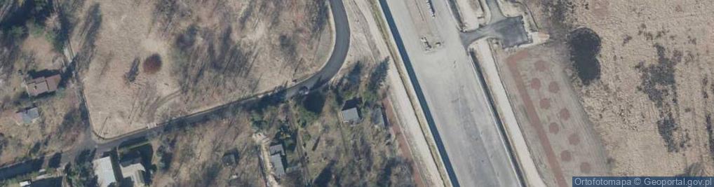 Zdjęcie satelitarne 1 Korpusu Pancernego Wojska Polskiego ul.