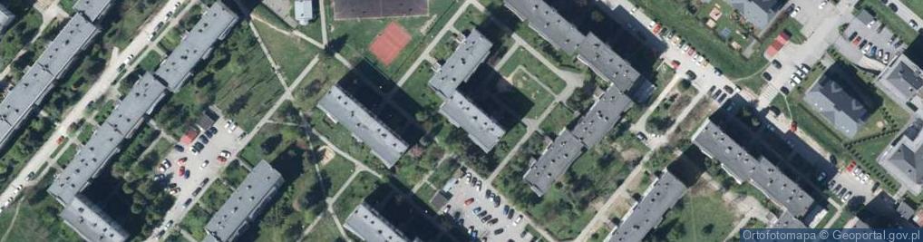 Zdjęcie satelitarne 1 Brygady ul.
