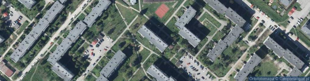 Zdjęcie satelitarne 1 Brygady ul.