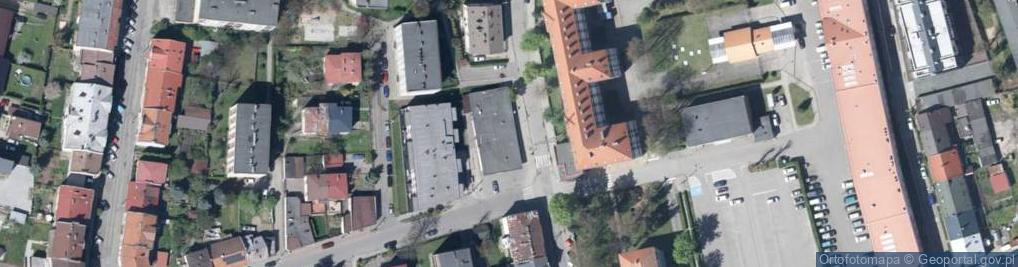 Zdjęcie satelitarne 1 Pułku Strzelców Podhalańskich ul.