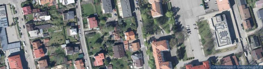 Zdjęcie satelitarne 1 Pułku Strzelców Podhalańskich ul.