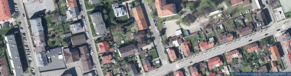 Zdjęcie satelitarne 1 Pułku Strzelców Podhalańskich ul.