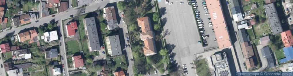 Zdjęcie satelitarne 1 Pułku Strzelców Podhalańskich ul.
