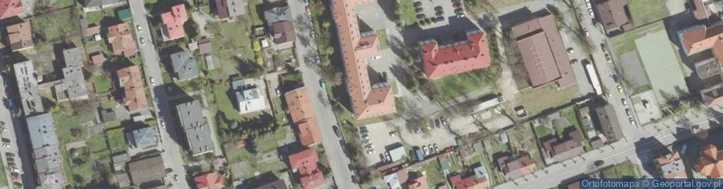 Zdjęcie satelitarne 1 Pułku Strzelców Podhalańskich ul.
