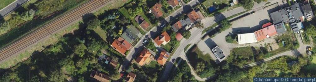 Zdjęcie satelitarne 1 Dywizji Wojska Polskiego ul.