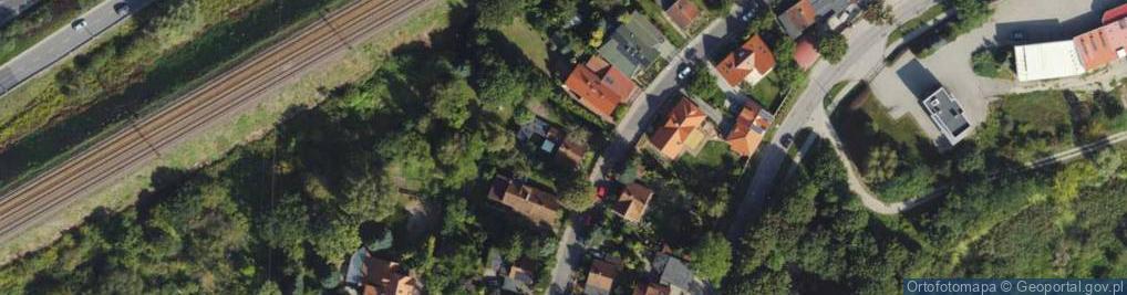 Zdjęcie satelitarne 1 Dywizji Wojska Polskiego ul.