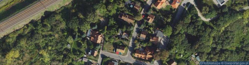 Zdjęcie satelitarne 1 Dywizji Wojska Polskiego ul.