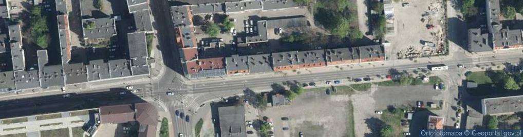 Zdjęcie satelitarne 1 Maja ul.
