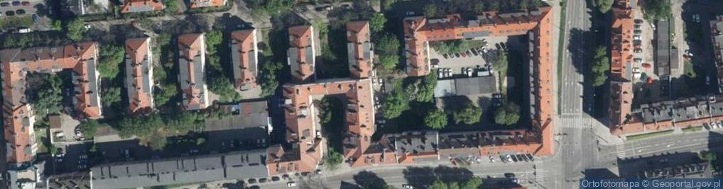 Zdjęcie satelitarne 1 Maja ul.