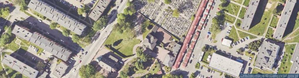 Zdjęcie satelitarne 1 Maja ul.
