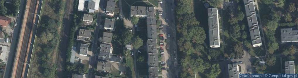 Zdjęcie satelitarne 28 Czerwca 1956 r. ul.