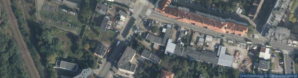 Zdjęcie satelitarne 28 Czerwca 1956 r. ul.