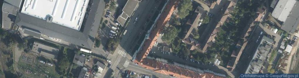 Zdjęcie satelitarne 28 Czerwca 1956 r. ul.