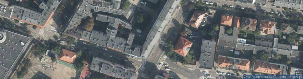 Zdjęcie satelitarne 28 Czerwca 1956 r. ul.