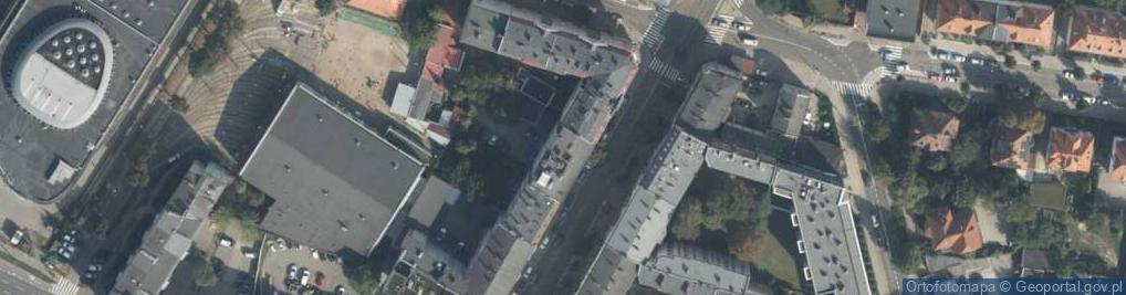 Zdjęcie satelitarne 28 Czerwca 1956 r. ul.