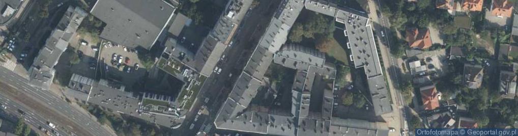 Zdjęcie satelitarne 28 Czerwca 1956 r. ul.