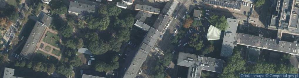 Zdjęcie satelitarne 28 Czerwca 1956 r. ul.