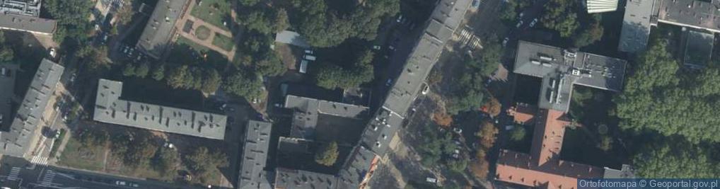 Zdjęcie satelitarne 28 Czerwca 1956 r. ul.
