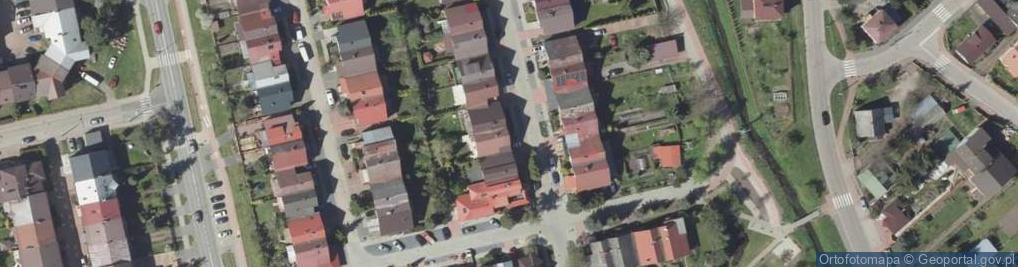 Zdjęcie satelitarne 33 Pułku Piechoty ul.