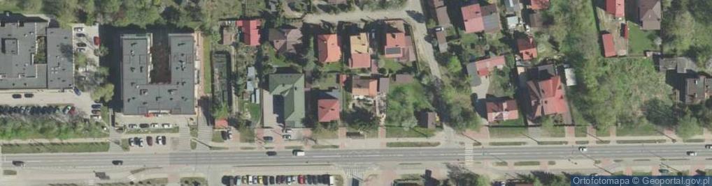 Zdjęcie satelitarne 42 Pułku Piechoty ul.