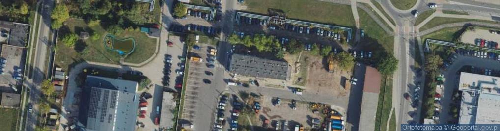 Zdjęcie satelitarne 42 Pułku Piechoty ul.