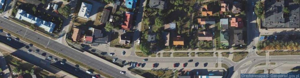 Zdjęcie satelitarne 42 Pułku Piechoty ul.