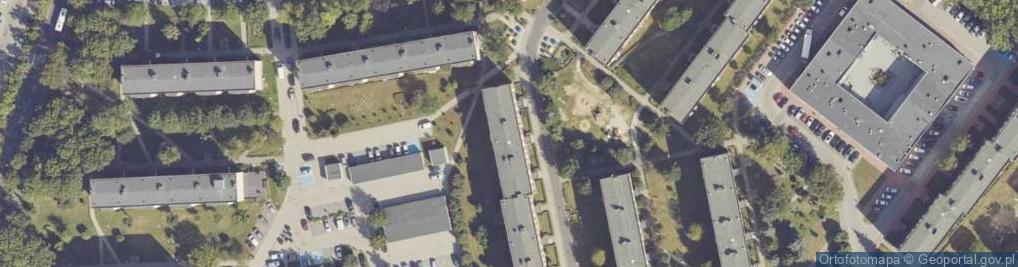 Zdjęcie satelitarne 55. Pułku Piechoty ul.