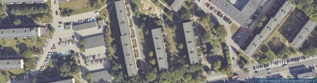 Zdjęcie satelitarne 55. Pułku Piechoty ul.