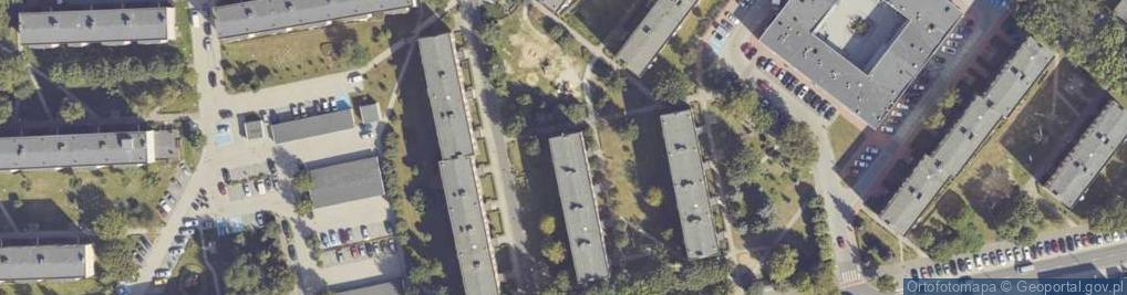 Zdjęcie satelitarne 55. Pułku Piechoty ul.