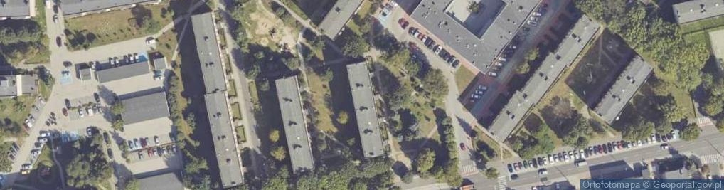 Zdjęcie satelitarne 55. Pułku Piechoty ul.