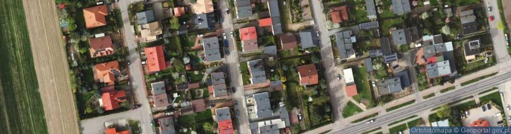 Zdjęcie satelitarne 57 Pułku Piechoty Wielkopolskiej ul.