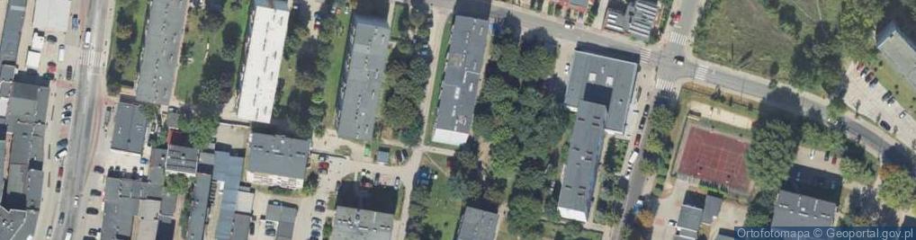 Zdjęcie satelitarne 60 Pułku Piechoty ul.