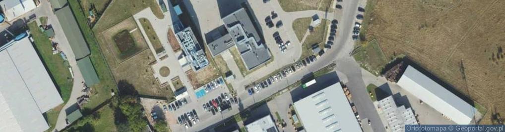 Zdjęcie satelitarne 61 Lotniczego Pułku Szkolno-Bojowego ul.