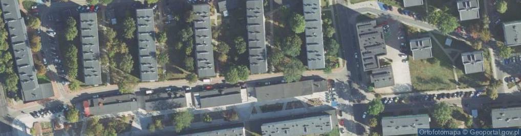 Zdjęcie satelitarne 650-lecia ul.