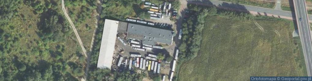 Zdjęcie satelitarne 70 Pułku Piechoty ul.